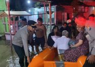 Gerak Cepat Polres Probolinggo Bantu Evakuasi Warga Terdampak Banjir