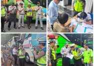 Mudik Gratis, Rasa Aman Maksimal: Polisi Lakukan Ramp Check Ketat, Ribuan Pemudik Tersenyum