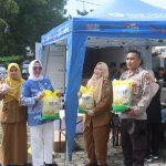 Satgas Ketahanan Pangan Polres Lampung Selatan Gelar Pasar Murah di Polsek Kalianda