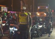 Polisi Kawal Pemudik Motor dari Bakauheni Menuju Bandar Lampung