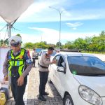 Polres Lampung Selatan Terapkan Screening Tiket dan Sistem Stiker bagi Pemudik Menuju Pelabuhan