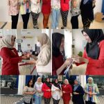 Terlihat Humanis Rama R.A. Kartini Petugas Polwan Satpas Colombo Berbagi Cokelat Kepada Masyarakat Pemohon SIM