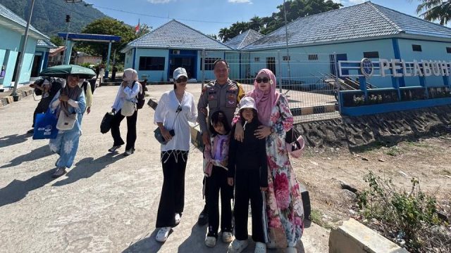 Dukung Program Pemerintah, Aipda Deni Madyistira Beserta Keluarga Tunjukkan Pesona Wisata di Lampung Selatan
