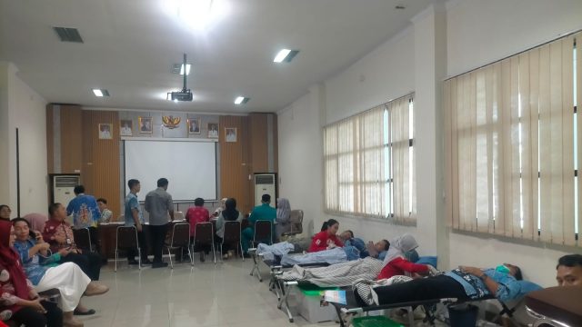 HUT ke-41, RSUD dr. H. Bob Bazar Berhasil Kumpulkan 34 Kantong Darah