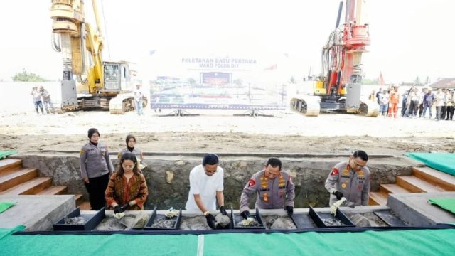 Peletakan Batu Pertama Pembangunan Mapolda DIY, Kapolri Ungkap Kedepankan 4 Konsep Smart City