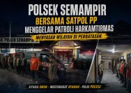 Polsek Semampir Bersama Satpol PP Menggelar Patroli Harkamtibmas Menyasar Wilayah di Perbatasan