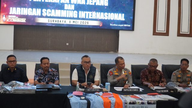Markas Scamming Internasional Diungkap Polrestabes Surabaya, 44 Orang Diamankan