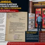 Turmiko Hari Karjadi : Resort Penyidik Reskrim Polresta Sidoarjo, Diduga Ada "Unsur Pemaksaan Pasal Yang Disisipkan" Terkait Polemik Informasi "HOAX"!!!