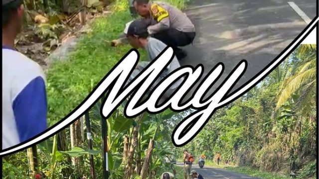 Polisi dan Warga Bersatu Bekerja Bakti, Aipda Deni Madyistira : Budaya Bersih Ciptakan Lingkungan Sehat dan Aman