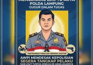 Bripka (Anumerta) Arya Supena Gugur Tertembak Oleh Pelaku Pencurian, AWPI Lamsel Meminta Kepolisian Segera Tangkap Pelakunya