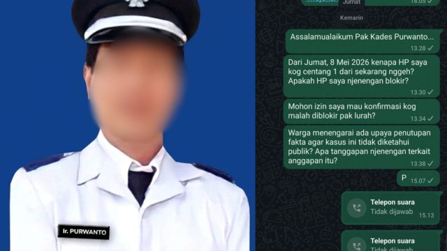Kasus Dugaan Pencabulan Anak, Kades Mlirip di Konfirmasi, Gercep “Blokir Whatsap Wartawan”???, SIMAK BERITANYA!!!