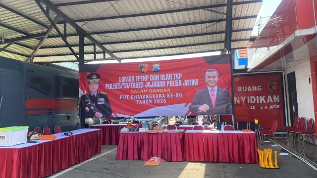 Polda Jatim Gelar Lomba TPTKP dan Olah TKP Untuk  Asah Profenalisme  Penyidik