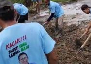 Lahir dari Kejenuhan, Warga Taman Agung dan Gunung Terang Melakukan Aksi Swadaya Perbaiki Jalan