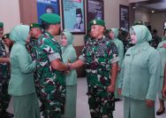 Pimpin Sertijab Danramil dan Perwira Staf, Dandim 0808/Blitar Tekankan Optimalisasi Kinerja Satuan
