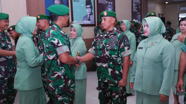 Pimpin Sertijab Danramil dan Perwira Staf, Dandim 0808/Blitar Tekankan Optimalisasi Kinerja Satuan
