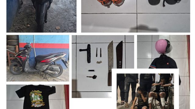Polres Pelabuhan Tanjungperak Lakukan Tindakan Tegas Terukur, Komplotan Curanmor Yang Beraksi di 10 TKP