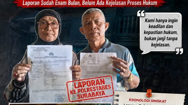 Enam Bulan LP Diduga “Mati Suri”?, Warga Tenggumung Karya Curhat Lewat KJN ke Kapolrestabes Surabaya