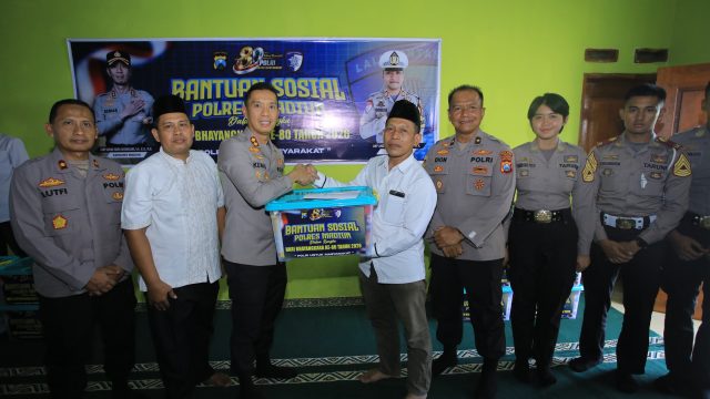 Polres Madiun Gelar Bakti Sosial di Panti Asuhan Lentera Hati Dalam Rangka Hari Bhayangkara ke-80 Tahun 2026