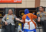 Semangat Kepedulian HUT Bhayangkara ke-80 Diwujudkan? Polrestabes Surabaya Gelar Donor Darah Massal Libatkan 200 Peserta