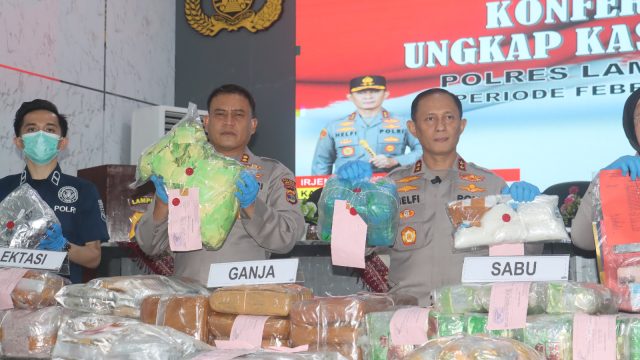 Ungkap 17 Kasus Narkotika, Sita Sabu 179,5 Kg dan Selamatkan 948 Ribu Jiwa