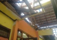 Diduga Dikerjakan Asal-asalan, Proyek Rehab SMPN 1 Paserpan Dikeluhkan Pihak Sekolah