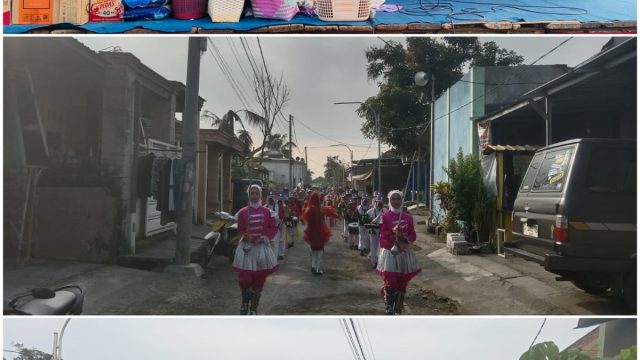 Langit Cerah Antar Kirab Akhirussanah Kober, TK Al Akhsan, MDTA & MI Darul Huda Ploso
