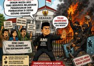 AMI Mengutuk Keras Tindakan Oknum Massa Aksi Yang Berupaya Melakukan Pengerusakan Dan Pembakaran DI Depan Gedung Grahadi