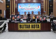 Polres Blitar Kota Amankan Tersangka Komplotan Perampok Lintas Daerah Sasar Minimarket