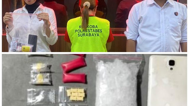 Residivis Banyu Urip Pengedar Ekstasi dan SS Dibekuk SatResnarkoba Polrestabes Surabaya