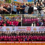 Prank Hari Bhayangkara, PJU Polda Jatim, Polrestabes & Polres Pelabuhan Tanjung Perak Keluar Hadapi Massa AMI, Ujungnya Malah Potong Kue Prank Hari Bhayangkara, PJU Polda Jatim, Polrestabes & Polres Pelabuhan Tanjung Perak Keluar Hadapi Massa AMI, Ujungnya Malah Potong Kue
