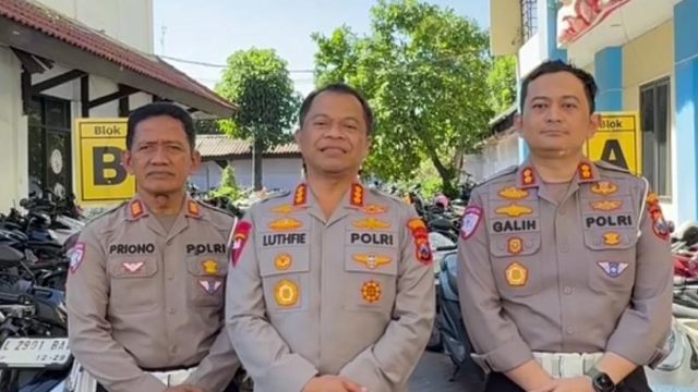 HUT Bhayangkara ke-80 | Kapolrestabes Surabaya Buka Pengembalian 471 Motor Barang Bukti Laka, Gratis Tanpa Pungutan