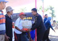 Polres Ngawi Salurkan 500 Paket Sembako untuk Masyarakat di Bringin