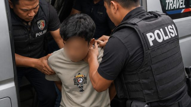Pengejaran Tiga Hari Tak Sia-sia, Polisi Ringkus Pelaku Pembacokan Membabi Buta di Jati Agung