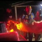 Damkarmat Lamsel Bergegas Padamkan Api Melalap Rumah Warga di Way Panji, Korban 2 Lansia Meninggal Dunia