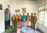 Dinsos Lamsel Cepat Tanggap, Kunjungi dan Berikan Bantuan Kepada Keluarga Korban Dua Lansia Meninggal Dunia Akibat Rumah Terbakar