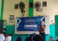Aiptu Khoirul Bhabinkamtibmas Polsek Asem Rowo Memberi Edukasi Tentang Kenakalan Remaja Bullying Disekolah MTS Tarbiyatus