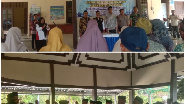 Tim Penjaringan Perangkat Desa Jagran Dikukuhkan, Kades dan Camat Tekankan Transparansi serta Netralitas