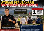Ketua DPD For-WIN Lampung Barat Sayangkan Kebijakan Star Energy yang Membatasi Akses Awak Media