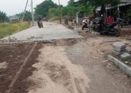 Proses pembangunan pemasangan oleh pemerintah kbp Pasuruan Paving memebrri peningkatan perekonomian dan pertanian
