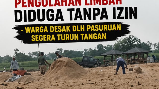 ‎Bau Menyengat Ganggu Warga Winongan, Pengolahan Limbah Diduga Tanpa Izin – Warga Desak DLH Pasuruan Segera Turun Tangan