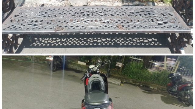Polsek Gubeng Surabaya Amankan Pelaku Pencurian Kursi Taman Milik Pemkot