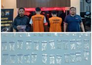 Dua Pengedar dengan 200 Gram Lebih Sabu Diamankan Polrestabes Surabaya