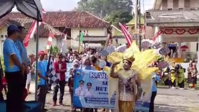 Keren !! Kelurahan Bumi Agung Gelar Karnaval Spektakuler Sambut HUT RI Ke 81