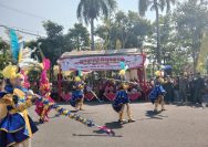 HUT RI Ke- 81 Kecamatan Nganjuk Gelar Pawai Budaya Tingkat TK - SD, Tampilkan Budaya Nusantara
