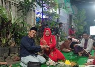 Malam Tirakatan RW 11 Kelurahan Dandangan Kota Kediri, Mas Dewan Partai NasDem Hadir Beri Kejutan
