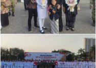 Siswi MAN 2 Gresik, Olivia Citra Laura, Tunaikan Tugas Paskibra HUT ke-81 RI dengan Khidmat