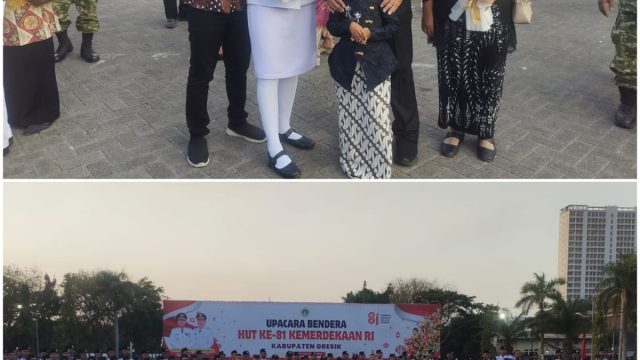 Siswi MAN 2 Gresik, Olivia Citra Laura, Tunaikan Tugas Paskibra HUT ke-81 RI dengan Khidmat