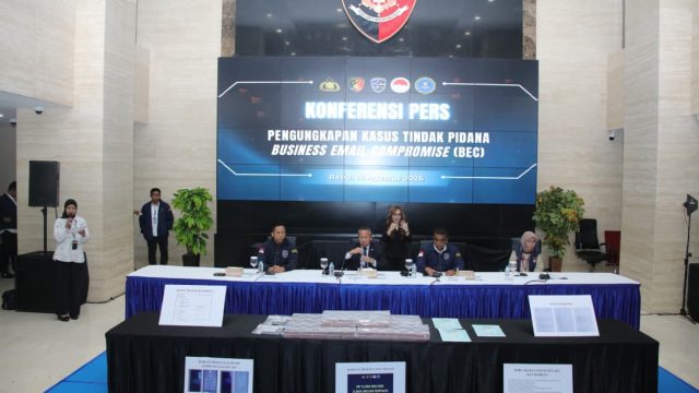 Polri Ungkap Kasus Business Email Compromise, Kerugian Korban Capai USD 350 Ribu