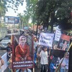 Lima Ratusan Massa Minta Kajati Lampung Tetapkan Segera Tersangka TPPU SPAM Pesawaran