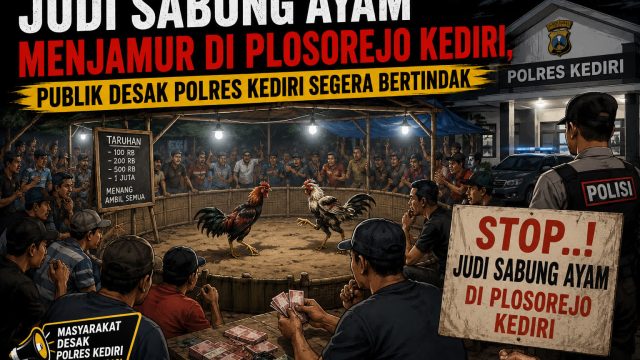 ‎Judi Sabung Ayam Menjamur di Plosorejo Kediri, Publik Desak Polres Kediri Segera Bertindak